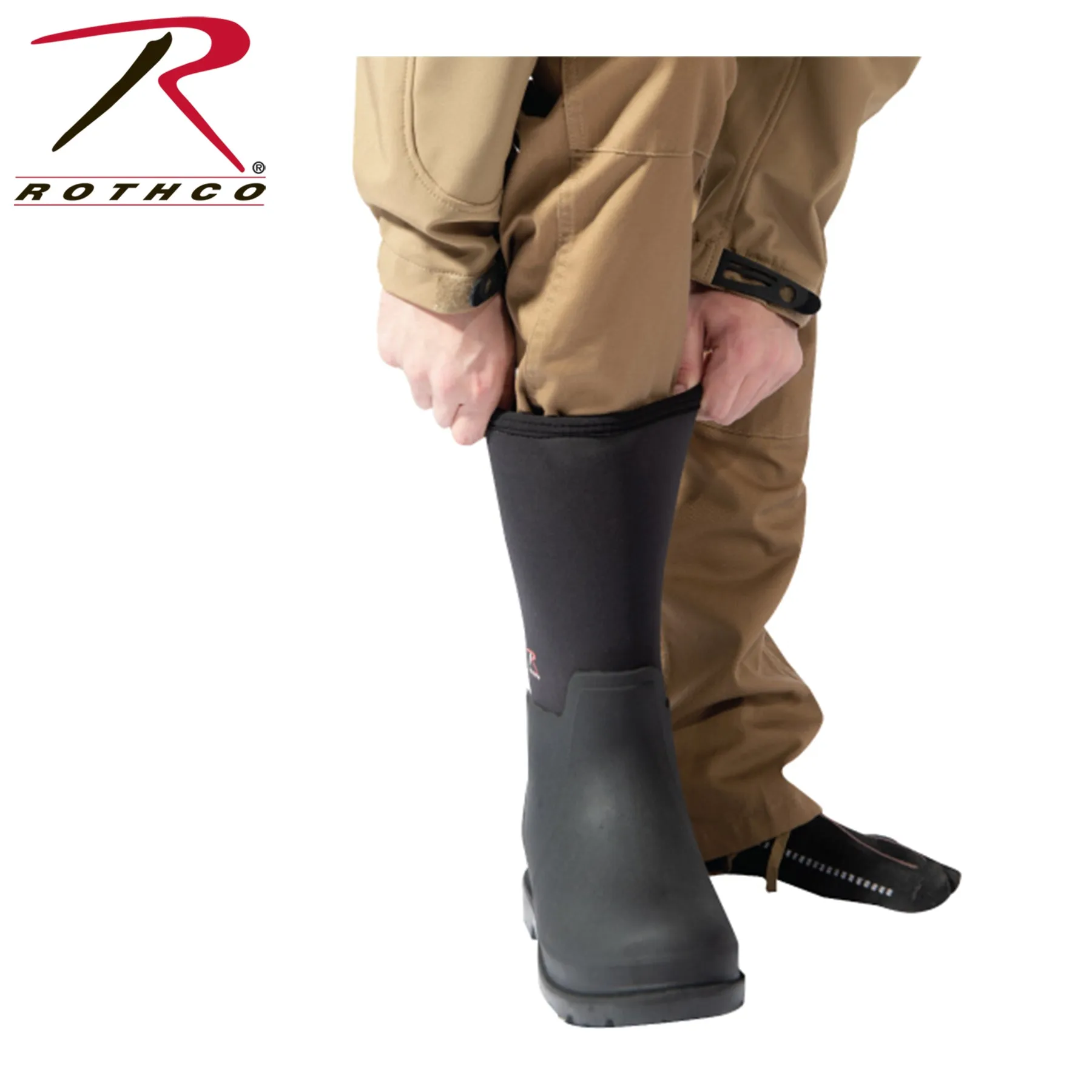 Waterproof Rubber Boots - Black