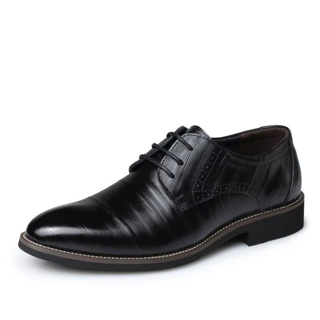 West Louis™ Businessmen Classic Leather Oxford Shoes