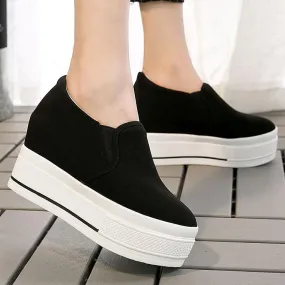 Women's Casual Platform Slip-Ons