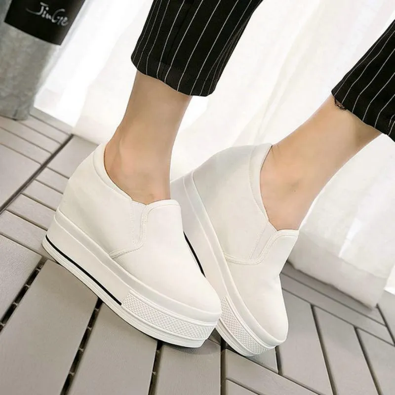 Women's Casual Platform Slip-Ons